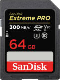 SanDisk SDXC Extreme Pro 64GB 300MB/s V90 UHS II