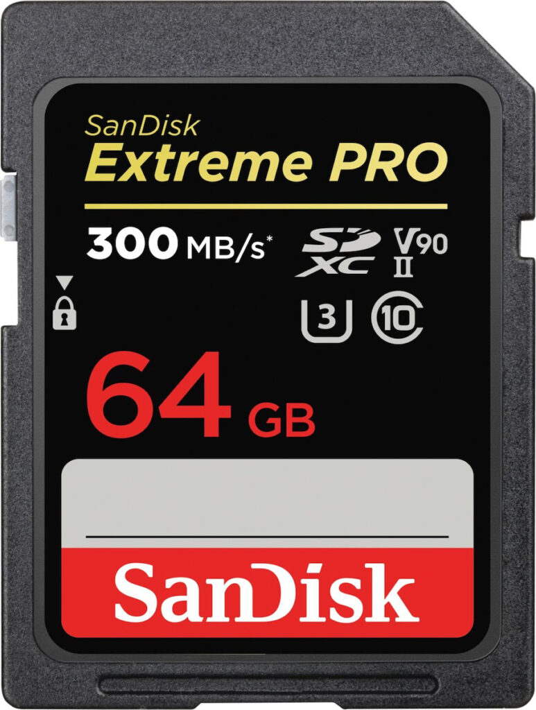 Sandisk Extreme Pro SecureDigital SDXC 64GB U3 V30 UHS-I 200MB/s