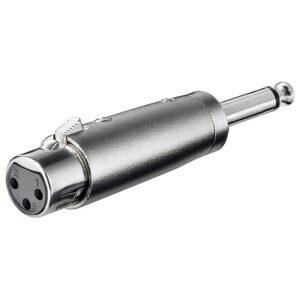 Μετατροπέας XLR Θηλ. / 6.35 Mono Αρσ.