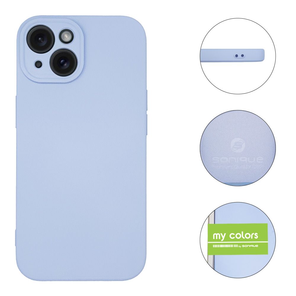 Θήκη Σιλικόνης My Colors Sonique Apple iPhone 15 Λιλά