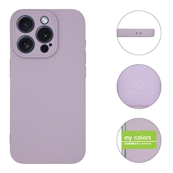 Θήκη Σιλικόνης My Colors Sonique Apple iPhone 15 Pro Βιολετί