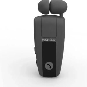 Bluetooth Hands Free Noozy Roller BH69 V.5.2 με LED Οθόνη Δόνηση και Strap Λαιμού Multi Pairing Μαύρο με 11 Ώρες Λειτουργίας