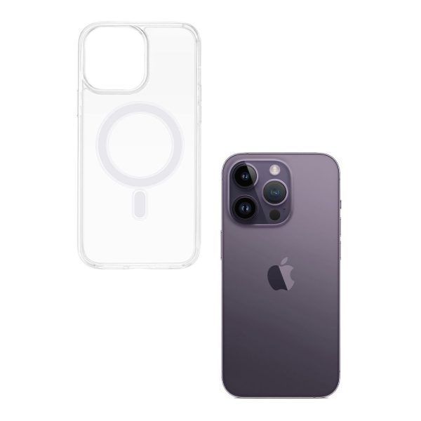 Θήκη Magnetic MagCase Sonique Apple iPhone 15 Pro Διάφανο