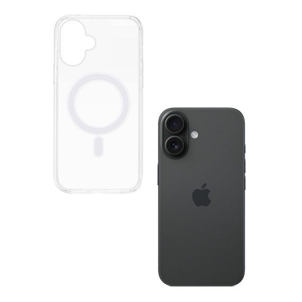 Θήκη Magnetic MagCase Sonique Apple iPhone 16 Διάφανο