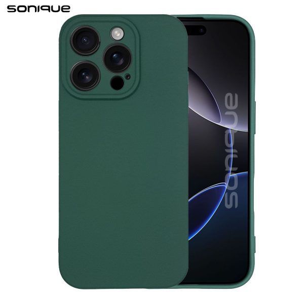 Θήκη Σιλικόνης My Colors Sonique Apple iPhone 16 Pro Πράσινο Σκούρ