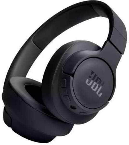 Bluetooth Ακουστικά Over Ear Ασύρματα & Ενσύρματα JBL Tune 720BT με Pure Bass Voice Aware Jack 3.5mm 76h Playtime και Quick Charge Black