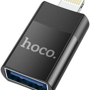 Αντάπτορας Hoco UA17 Lightning σε USB 2.0 με Λειτουργία OTG Μαύρο