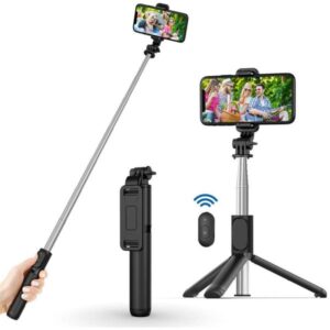 Selfie Stick K17 Figure Mini Live Broadcast για Συσκευές 4.5"- 7" 120mAh Ύψος 750mm Μαύρο