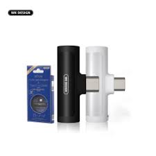WK WOLIM WDC-094a 3.0A Fast Charging T-Shape Audio Jack Adapter & Type-C to 3.5mm