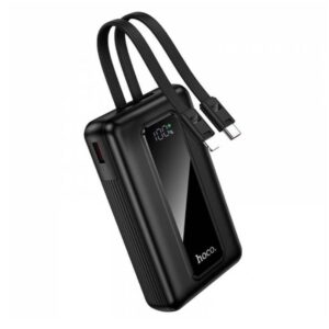 Power Bank Hoco J162A 20000mAh PD20W+22.5W QC με Θύρες USB+USB-C Ενσωματωμένα Καλώδια USB-C+Lighting και LED Ένδειξη Μαύρο