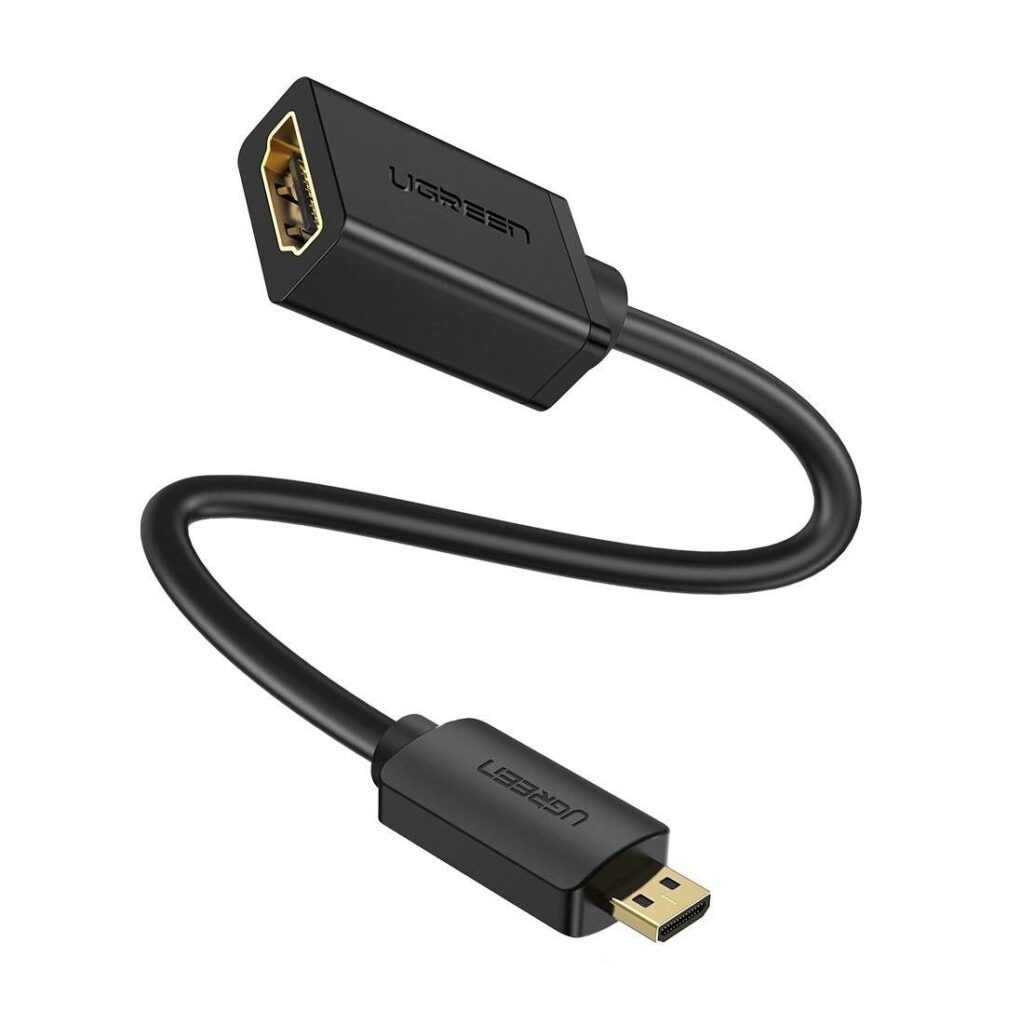 UGREEN 20134 Adapter Micro HDMI to HDMI, 20cm (black)