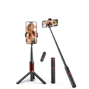 Selfie Stick/Τρίποδο Acefast E3 για Συσκευές 4.5"-7.0" Επεκτεινόμενο έως 1.77m με Τηλεχειριστήριο Μαύρο