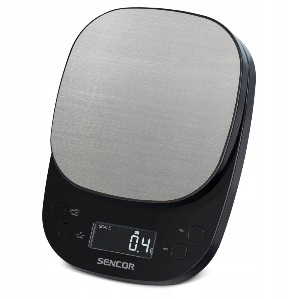Ζυγαριά Καφέ 2kg Sencor SKS 0804BK Ασημί