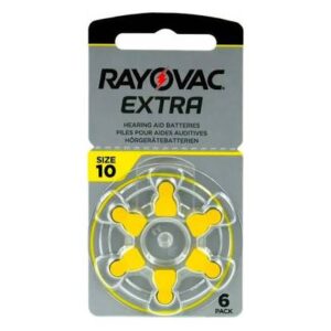 Μπαταρίες Ακουστικών Βαρηκοΐας Rayovac Extra 10 1.45V 6τμχ