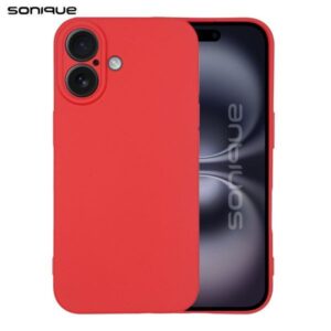 Θήκη Σιλικόνης My Colors Sonique Apple iPhone 16 Κόκκινο