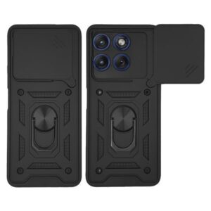 Θήκη Ring Armor CamPro Sonique για Motorola Edge 70 5G Μαύρο