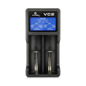 Φορτιστής Μπαταριών Βιομηχανικού Τύπου Xtar VC2 USB, 2 Θέσεων με Ένδειξη Επιπέδου Φόρτισης για 18650/17670/17500