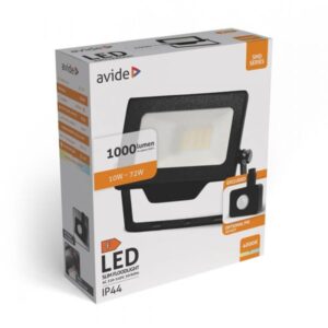 Avide LED Προβολέας SMD 10W NW 4000K με Προαιρετικό PIR